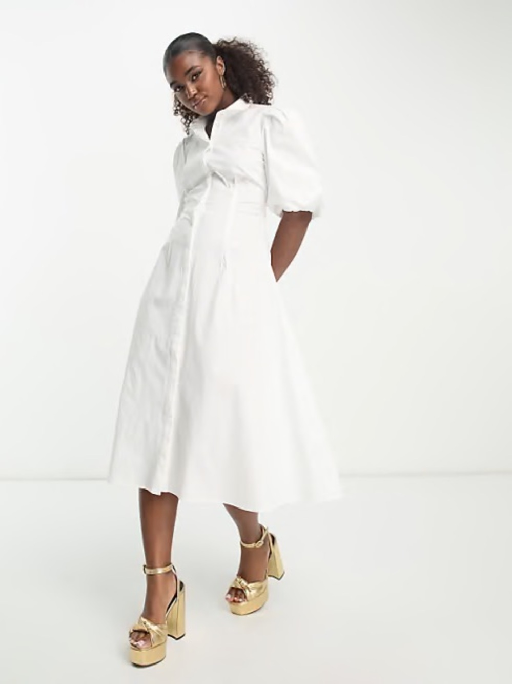 Bardot | Hades Midi Shirt Dress | Sz 8